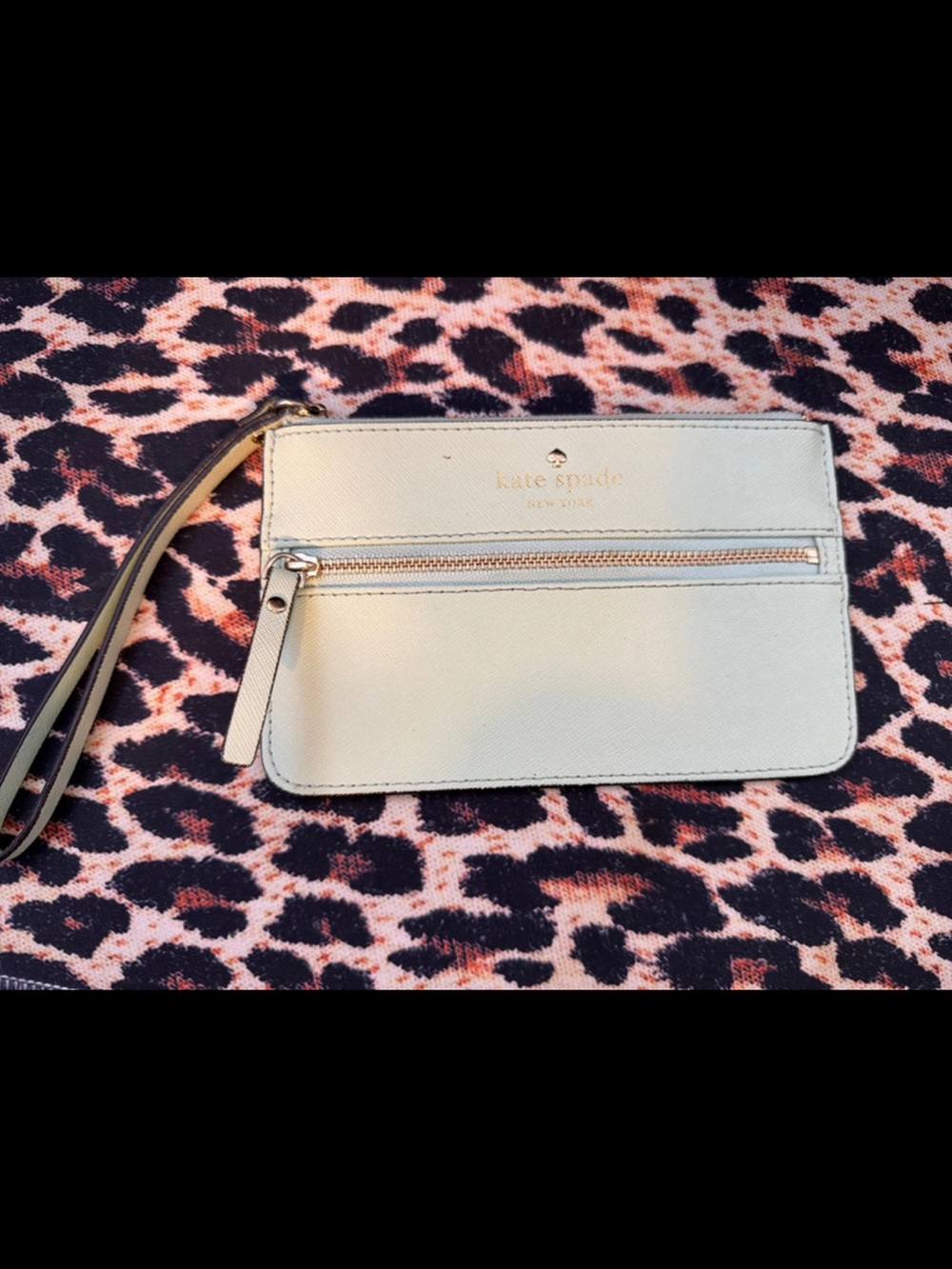Kate Spade Light Blue Wristlet Wallet